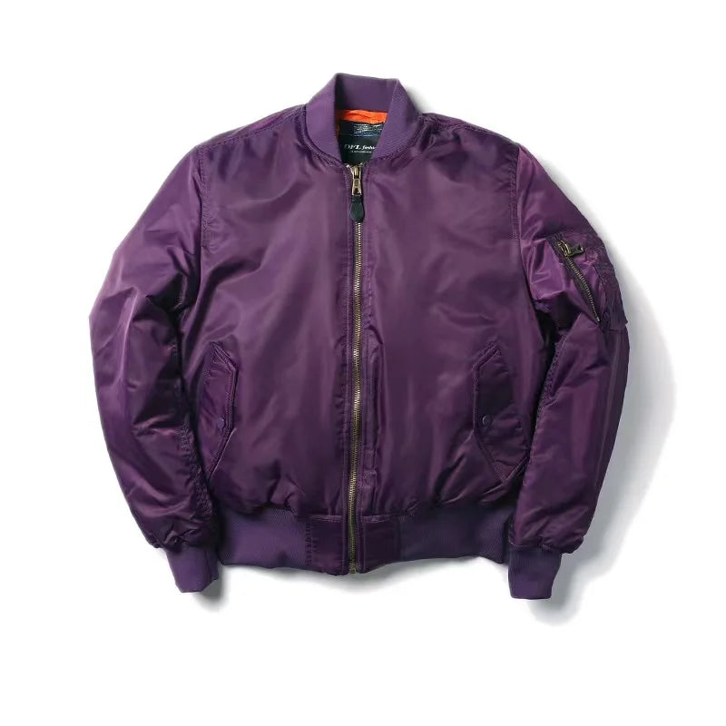 Veste bomber légère d'été avec fermeture éclair et doublure respirante pour les jours chauds | Idéale pour l'été/le printemps