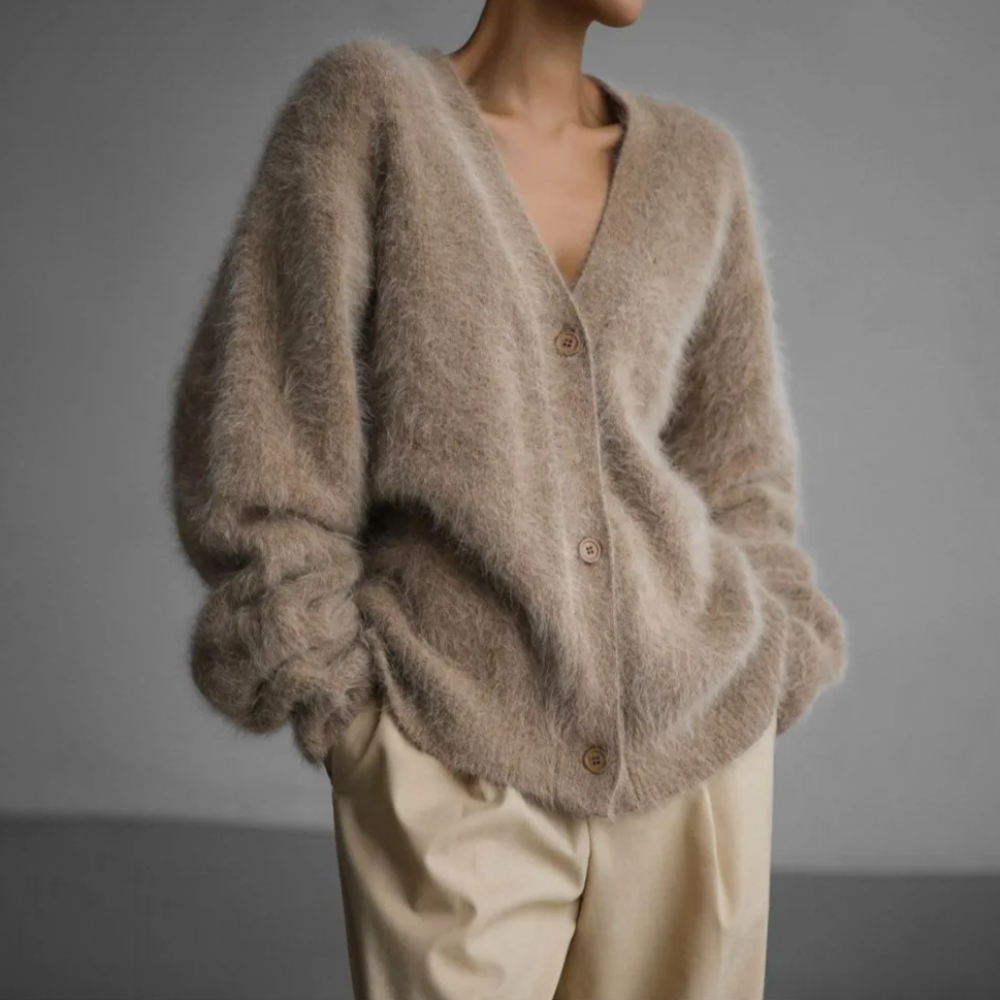 Veste en Tricot pour Femmes Coupe Décontractée Coupe Classique Pour Jours Froids