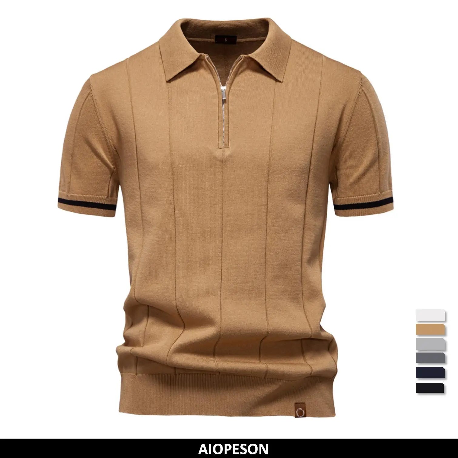 GERD™ | POLO POUR HOMMES AVEC FERMETURE ÉCLAIR
