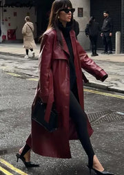 Manteau long pour femmes avec détails lacés | Idéal pour le printemps et l'été