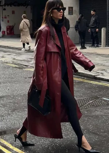 Manteau long pour femmes avec détails lacés | Idéal pour le printemps et l'été