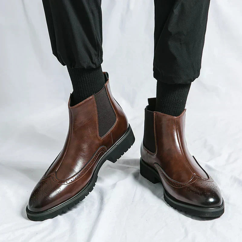 Dwight | Bottes Chelsea en simili cuir