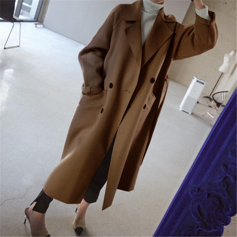 Clara Manteau Trench en Laine