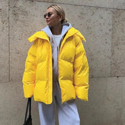 Veste Puffy isolée chaude pour femmes | Idéale pour l'automne et l'hiver
