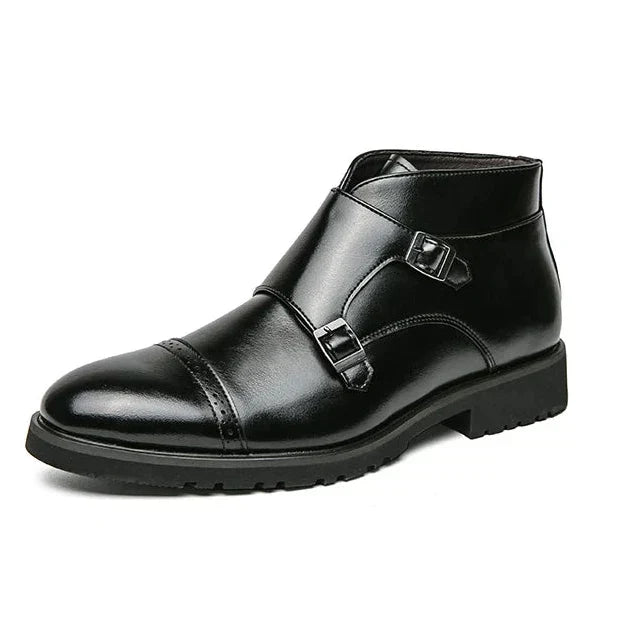 Parker | Bottes à double boucle en simili cuir