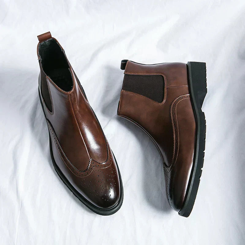 Dwight | Bottes Chelsea en simili cuir