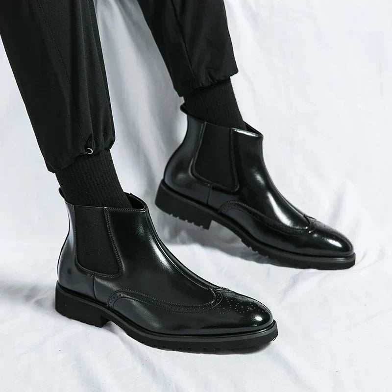 Dwight | Bottes Chelsea en simili cuir