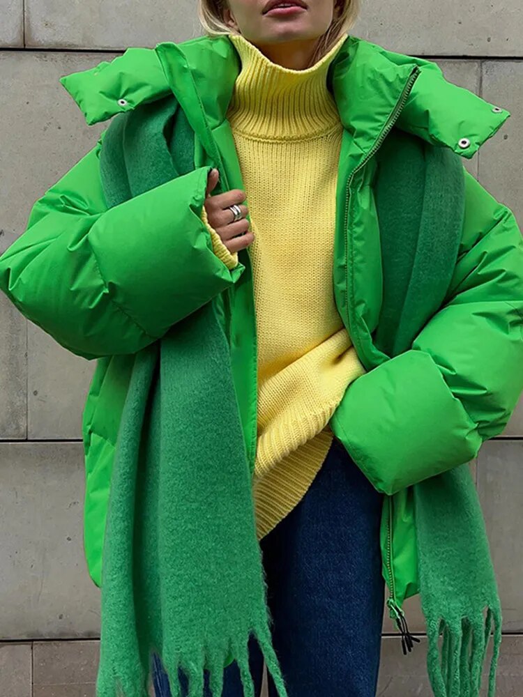 Veste Puffy isolée chaude pour femmes | Idéale pour l'automne et l'hiver