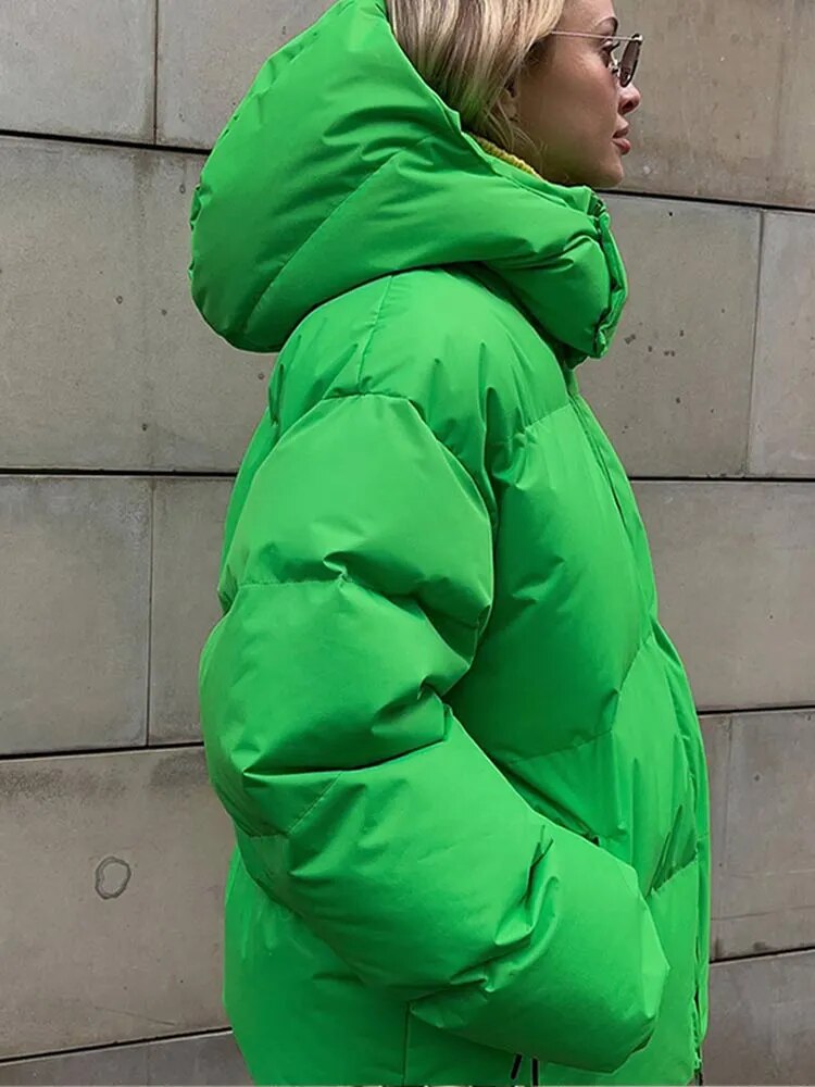 Veste Puffy isolée chaude pour femmes | Idéale pour l'automne et l'hiver