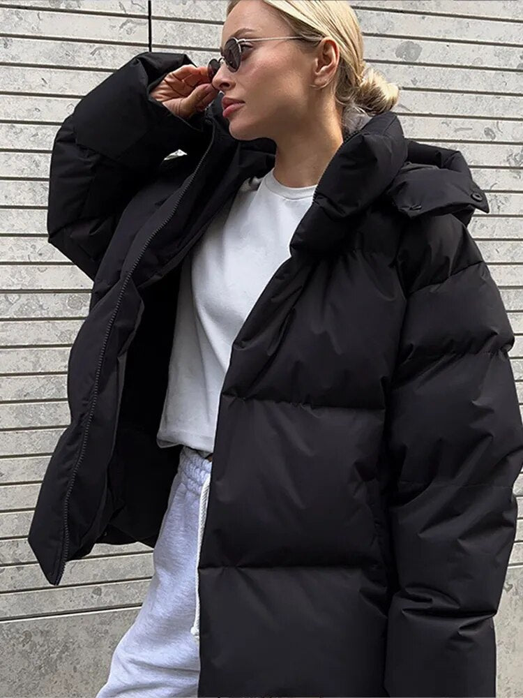 Veste Puffy isolée chaude pour femmes | Idéale pour l'automne et l'hiver