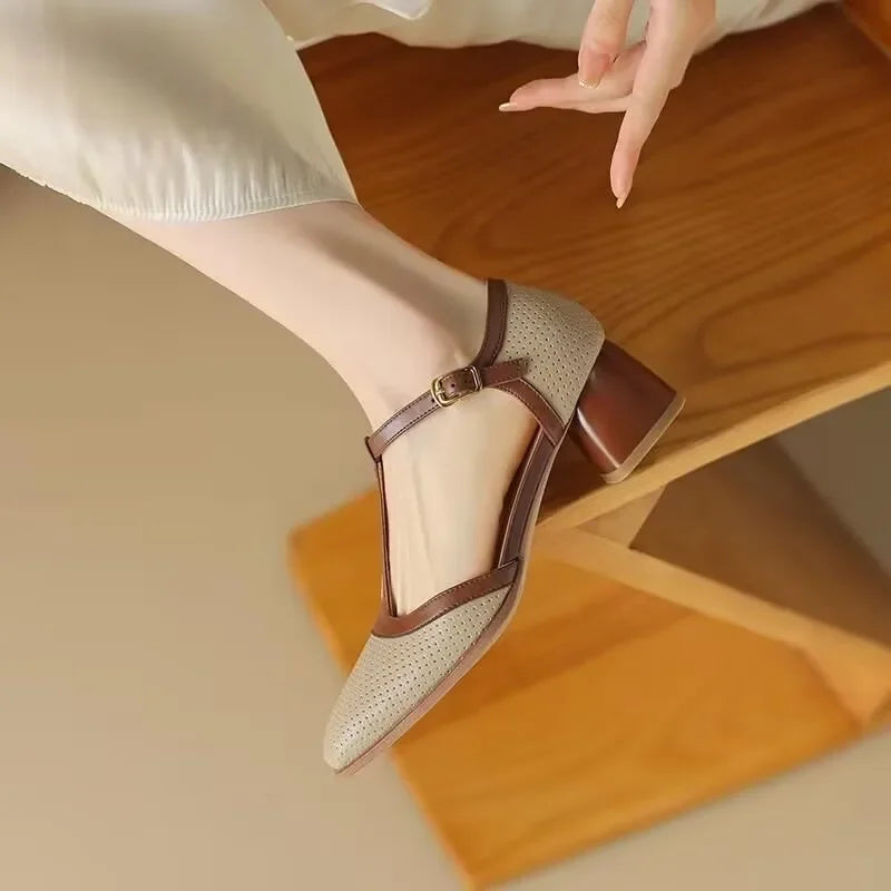 Catarina | Chaussures Orthopédiques à Talon Moyen