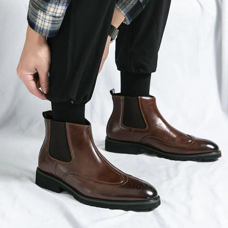 Dwight | Bottes Chelsea en simili cuir