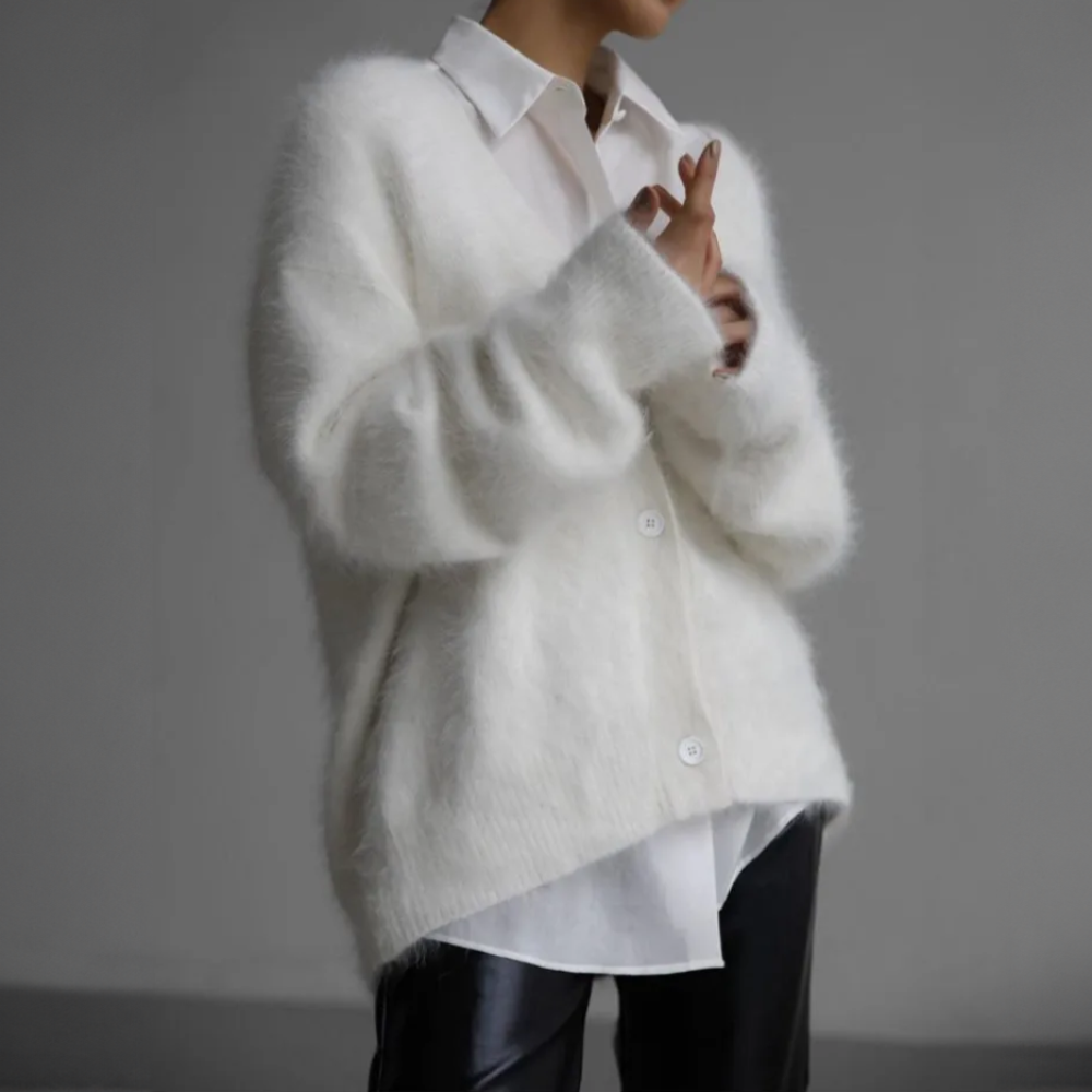 Veste en Tricot pour Femmes Coupe Décontractée Coupe Classique Pour Jours Froids