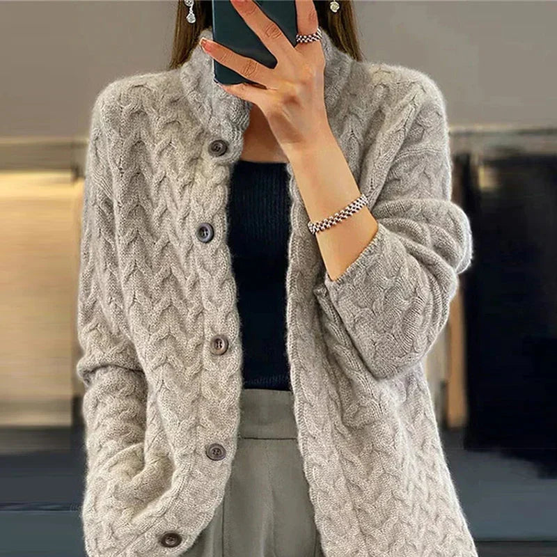 Cardigan en tricot élégant Accompagnateur léger pour le printemps et l'été
