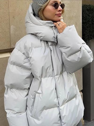Veste Puffy isolée chaude pour femmes | Idéale pour l'automne et l'hiver