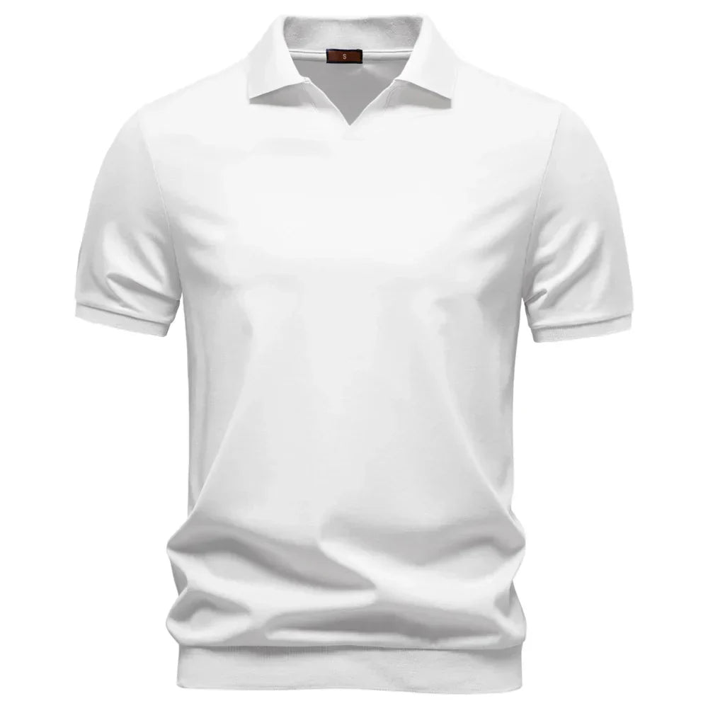 FRANK™ | POLO RESPIRANT AVEC COL EN V