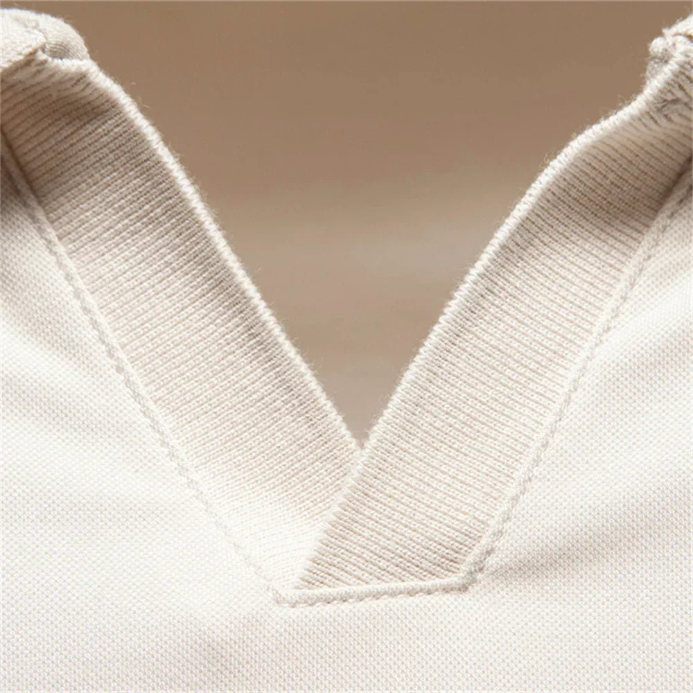 FRANK™ | POLO RESPIRANT AVEC COL EN V