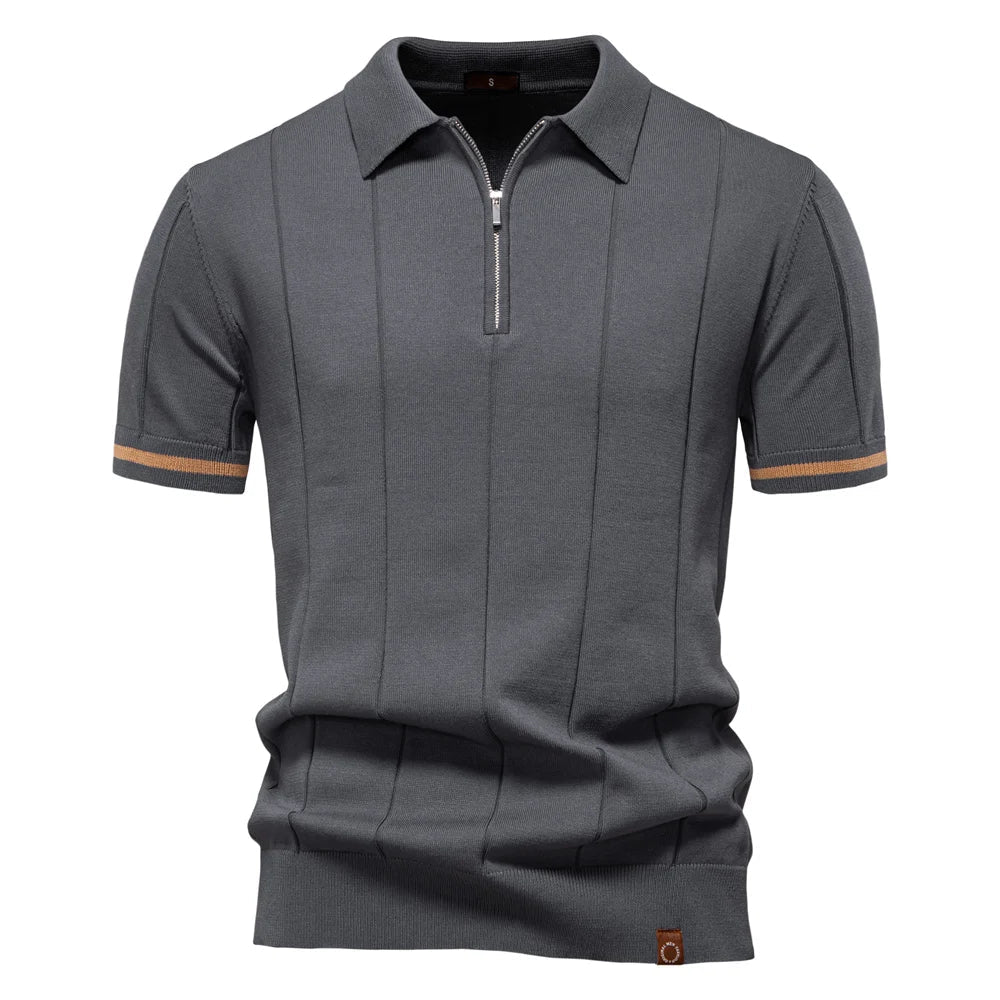 GERD™ | POLO POUR HOMMES AVEC FERMETURE ÉCLAIR