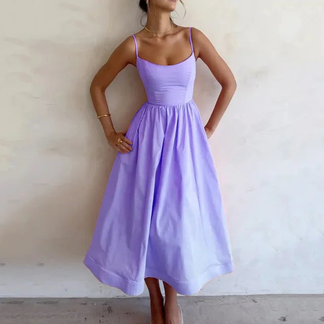 Jovie - Robe à Bretelles Spaghetti