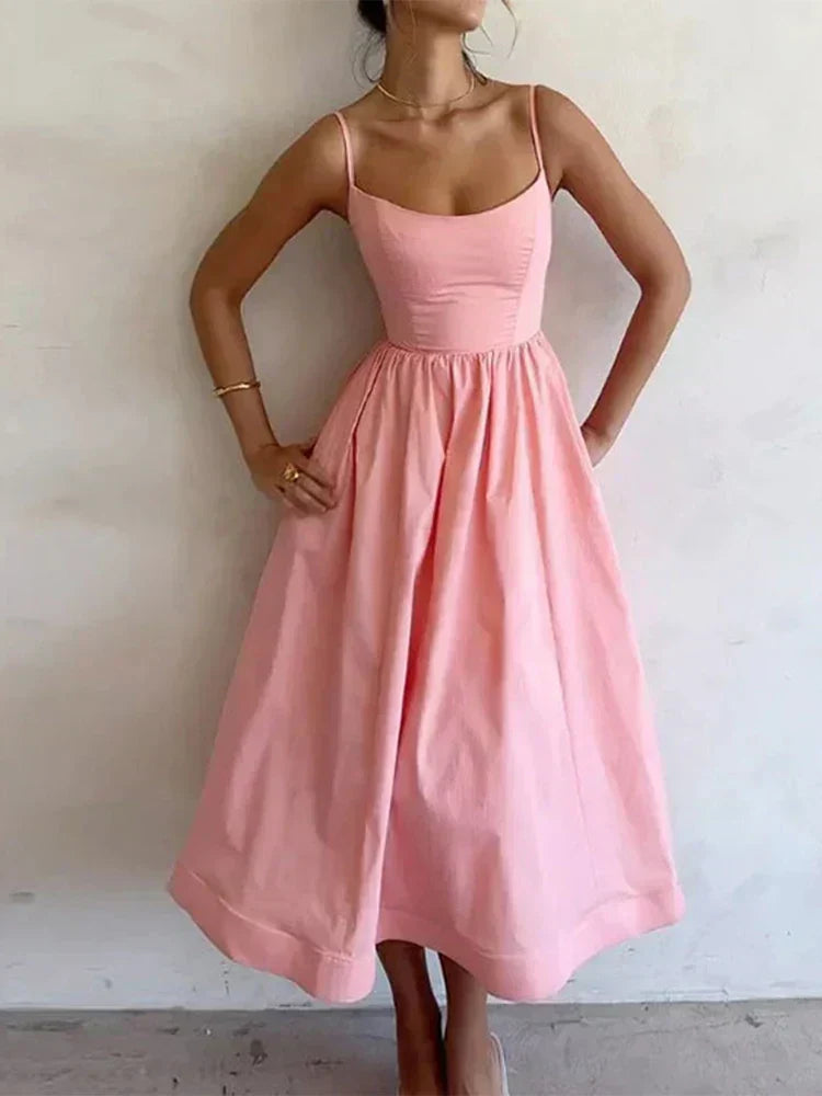 Jovie - Robe à Bretelles Spaghetti