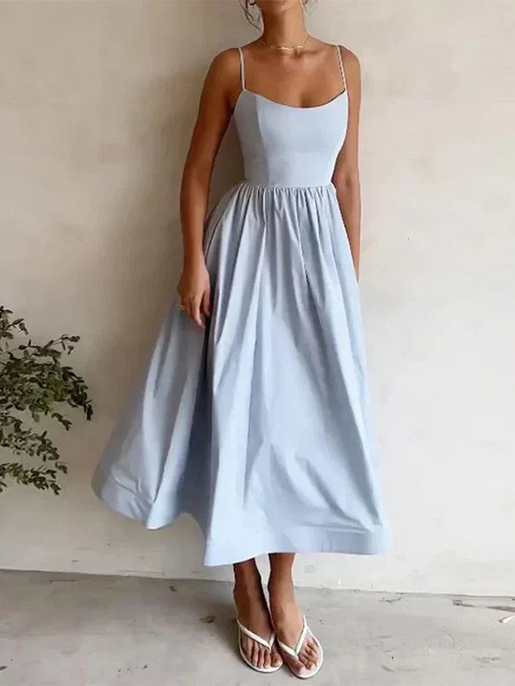 Jovie - Robe à Bretelles Spaghetti