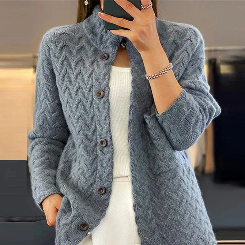 Cardigan en tricot élégant Accompagnateur léger pour le printemps et l'été