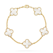 BRACELET FEUILLE DE TRÈFLE | PERLE