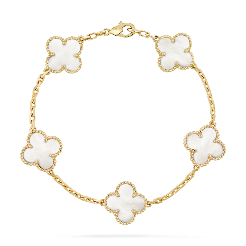 BRACELET FEUILLE DE TRÈFLE | PERLE