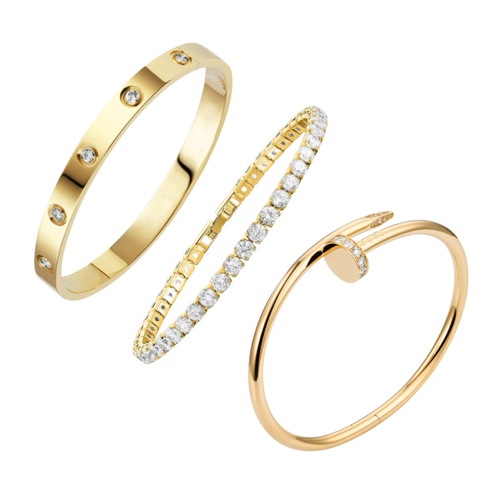 ENSEMBLE DE BRACELETS ÉTERNITÉ EMPILABLES