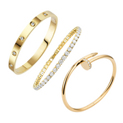 ENSEMBLE DE BRACELETS ÉTERNITÉ EMPILABLES