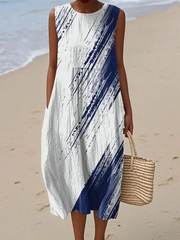 Elena™ - Robe Midi Élégante de Tous les Jours
