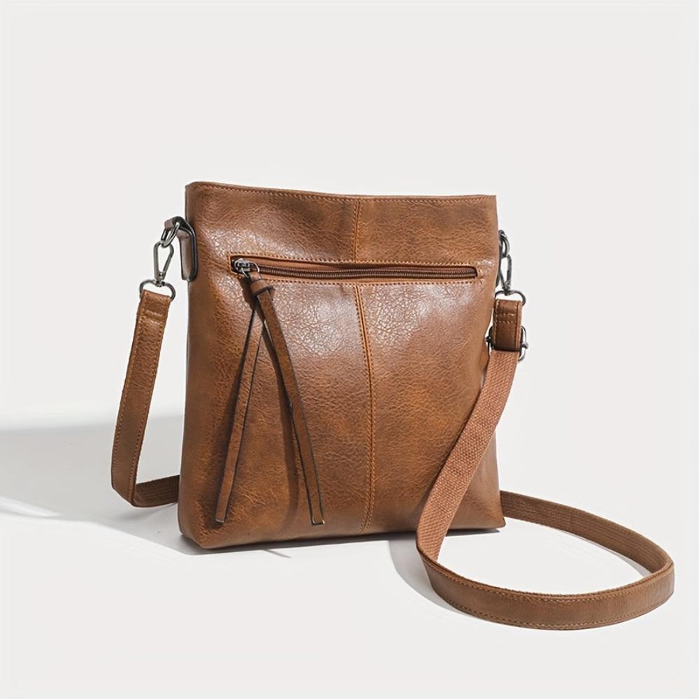 Lina - Sac à bandoulière vintage avec motif damier