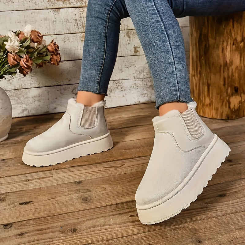 Bottes Chunky-Heel d'Hiver pour Femmes