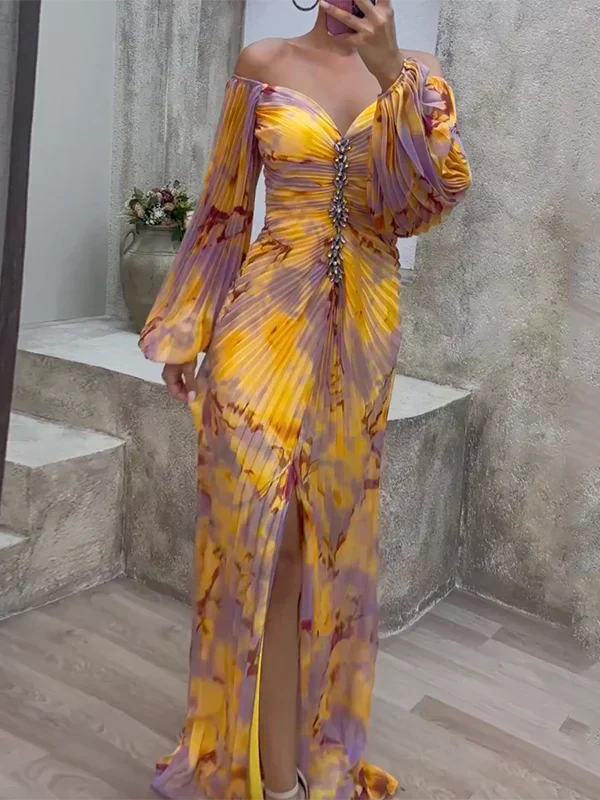 Gisselle - Robe à décolleté en V