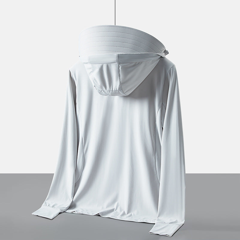Veste à Capuche avec Protection Faciale Détachable – Parfaite pour l'Été