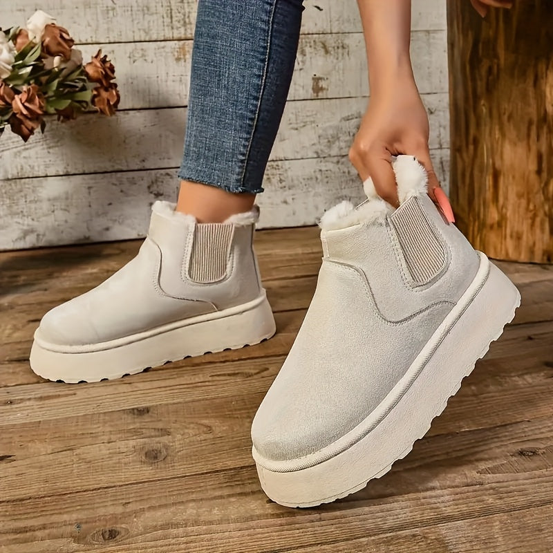 Bottes Chunky-Heel d'Hiver pour Femmes