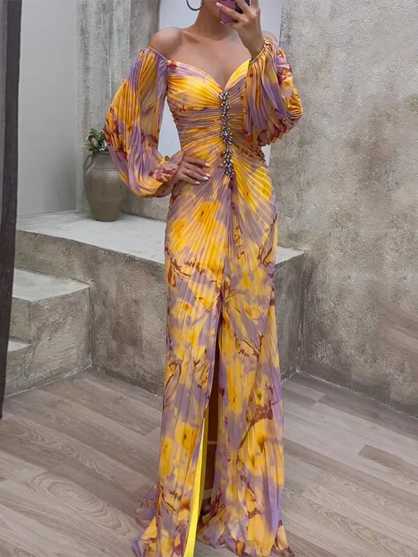 Gisselle - Robe à décolleté en V