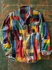 Sietse™ | Chemise Patchwork Premium – Style Unique & Confort Optimal.