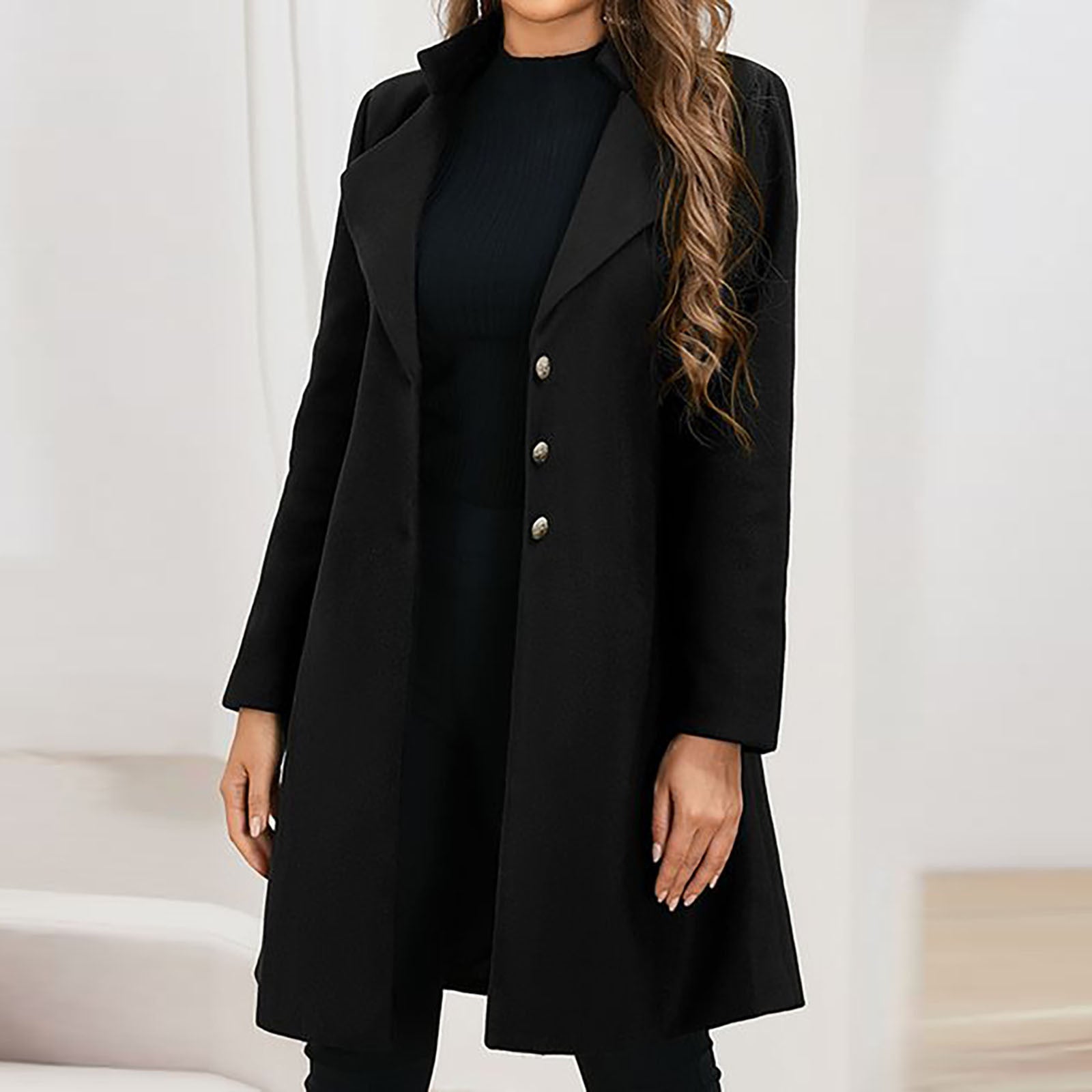 Veste cintrée pour femmes en laine italienne de haute qualité avec poches latérales | Idéale pour l'automne et l'hiver
