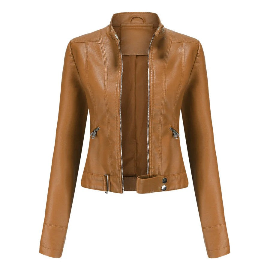 Veste d'hiver femme à coupe cintrée avec fermeture éclair