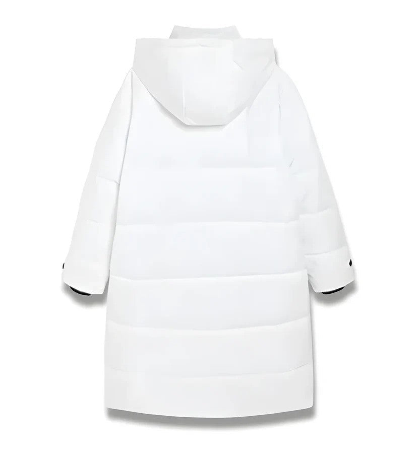 Manteau long en duvet pour femmes pour l'hiver avec chaleur optimale et liberté de mouvement | Idéal pour l'hiver