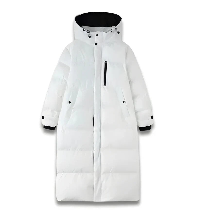 Manteau long en duvet pour femmes pour l'hiver avec chaleur optimale et liberté de mouvement | Idéal pour l'hiver