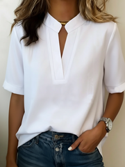 Élise — Blouse élégante avec col raffiné