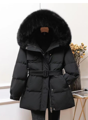Veste d'hiver déperlant avec capuche amovible et doublure chaude | Idéale pour l'hiver