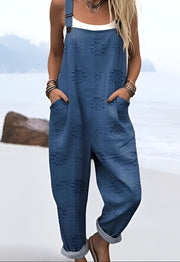 Rikke™ | Salopette en denim indigo