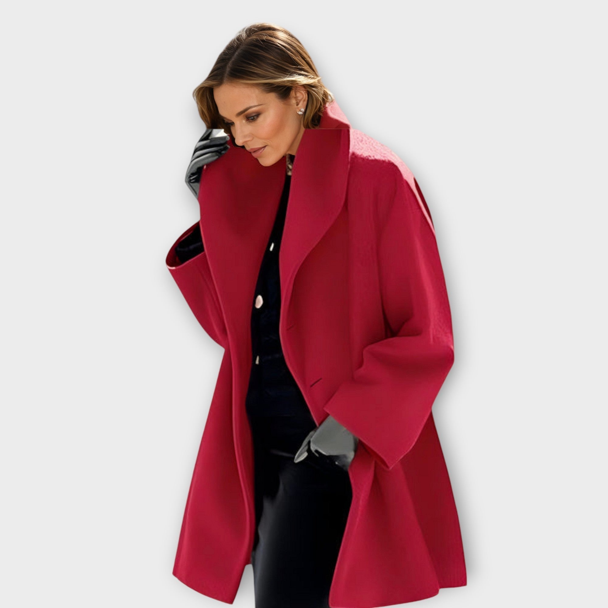 Huber - Manteau en Laine Coupe-Vent Premium