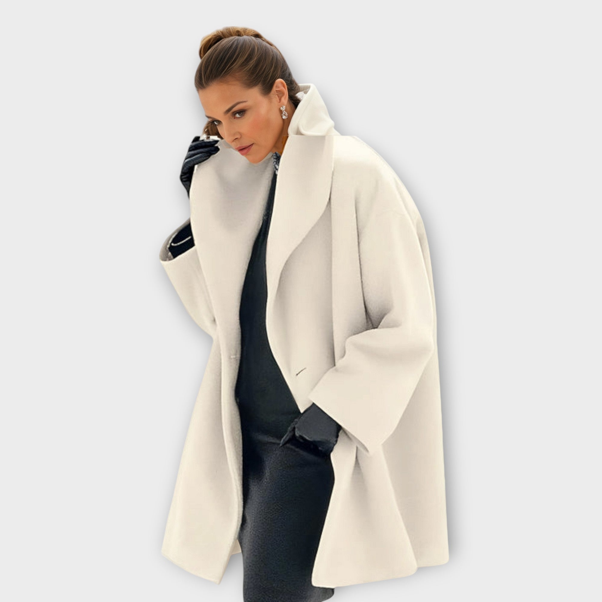 Huber - Manteau en Laine Coupe-Vent Premium