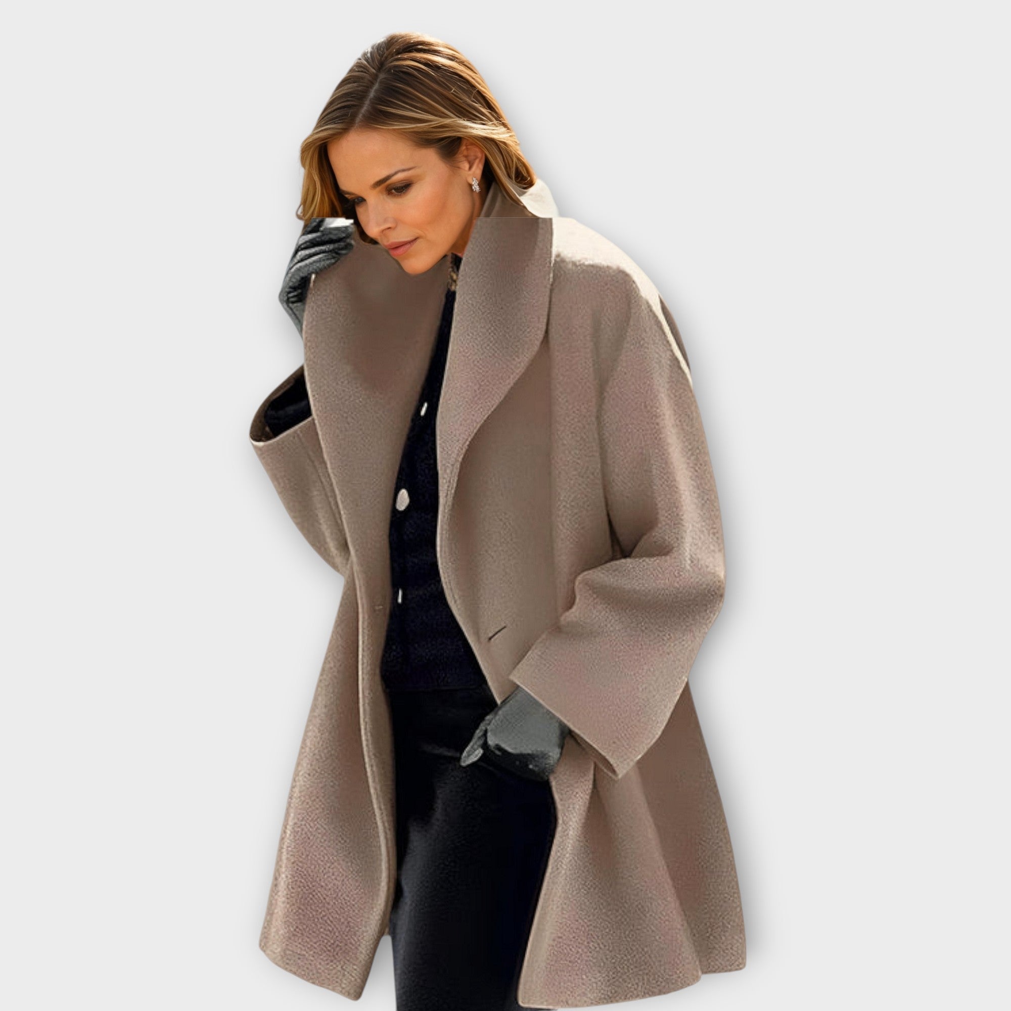 Huber - Manteau en Laine Coupe-Vent Premium