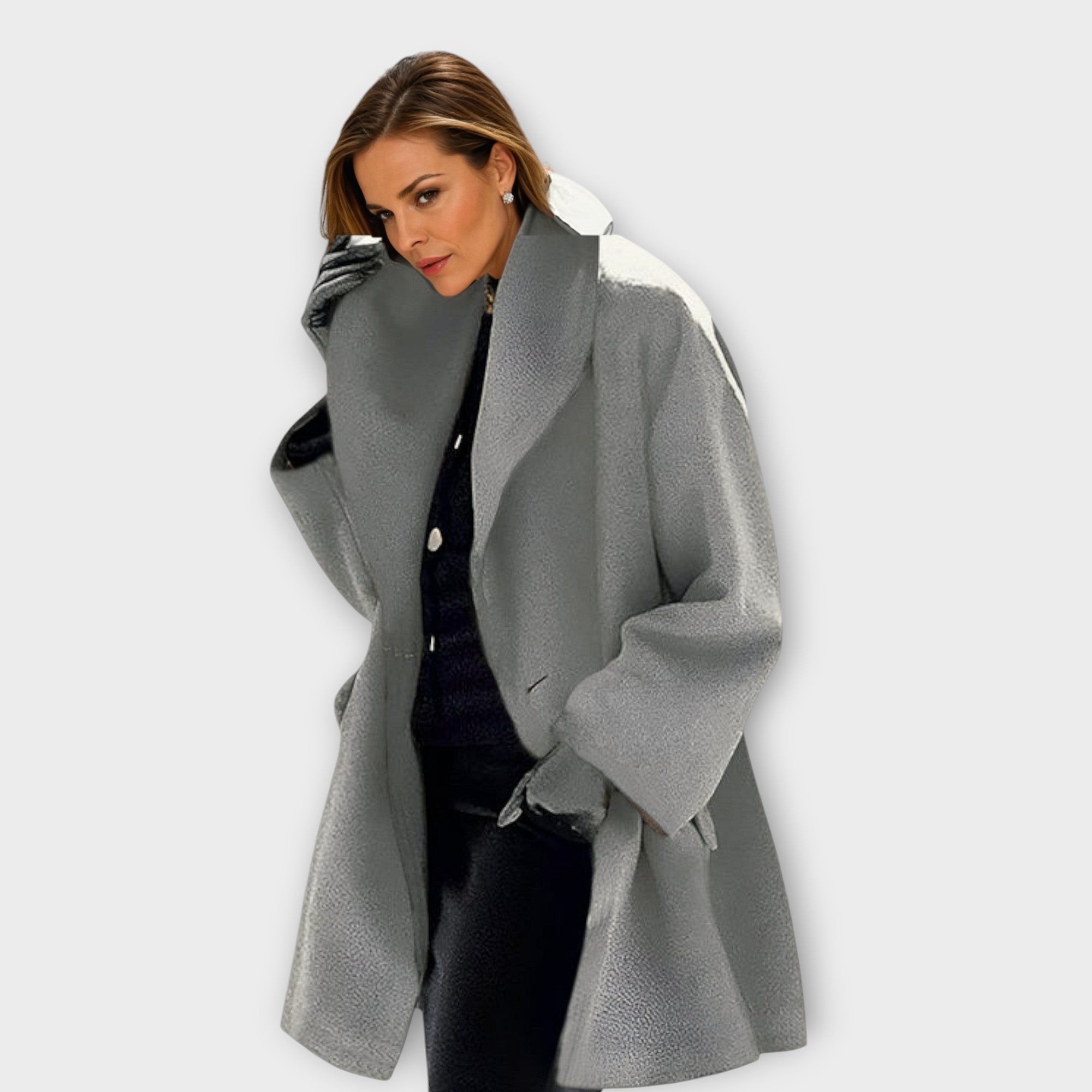 Huber - Manteau en Laine Coupe-Vent Premium