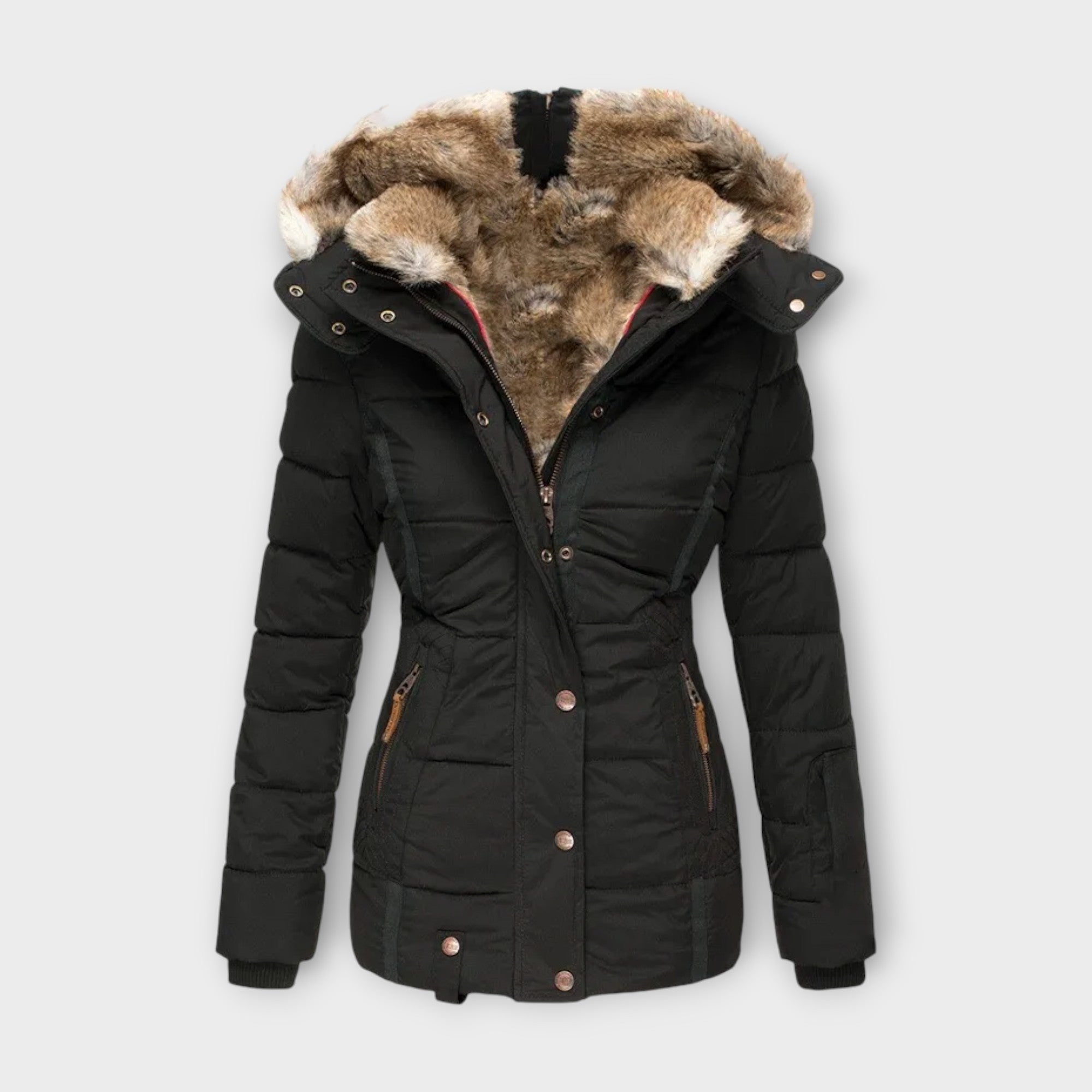 Emine - Veste en fourrure douillette